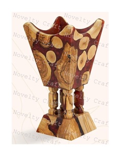 Juego de quemador Bakhoor de resina epoxi y madera, juego de quemador de incienso Mabkhara, juego de bandeja de quemadores árabes de incienso religioso - Product Image 1