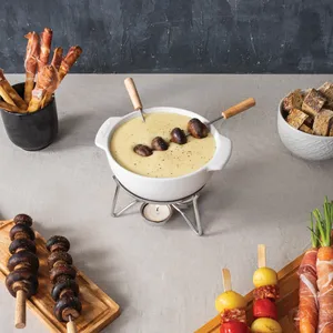 Ensemble de fondue BOSKA pour merchandising personnalisé, double chauffe-eau pour un fromage et un chocolat parfaitement fondus - Product Image 3