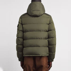 <b>Men</b> Quilted Puffer <b>Jacket</b> With Water Resistant Fabric For Winter And Fall <b>Men</b> Hooded Puffer <b>Jacket</b> - Product Image 4