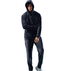 ชุดวอร์มผู้ชายทรงเข้ารูป ผ้ากำมะหยี่ไวน์ ดีไซน์โดดเด่น น้ำหนักเบา สำหรับผู้ใหญ่ รุ่นปี 2025 จากซัพพลายเออร์คุณภาพ - Product Image 1