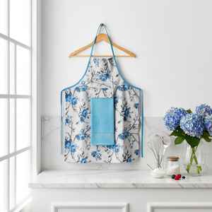 Wholesale Cotton Waterproof <b>Kitchen</b> <b>Apron</b> and Jacquard Towel Gift Set High Absorbent Turkey - Product Image 6