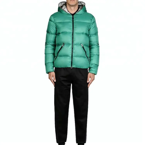 Blouson d'hiver 2023 pour homme, coupe classique, écologique, imperméable, réversible, matelassé, avec logo personnalisé, col montant, style bomber, enduit - Product Image 2