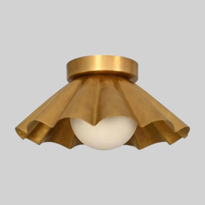 Plafonnier Spoutnik Mid Century en laiton fabriqué à la main avec globes en verre éclairage moderne rétro élégant pour la maison - Product Image 5