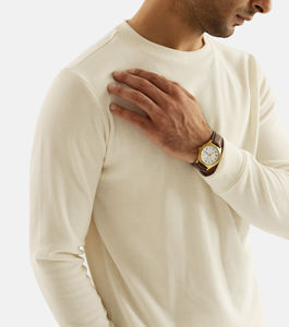 Conjunto Casual Premium de Dos Piezas, Top Crema y Pantalones Deportivos de Corte Holgado, Felpa Sólida, Ecológico, Cómodo para Uso Diario - Product Image 5