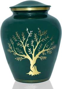 Made in India Classic Solid Metal Large Size Human <b>Ashes</b> <b>Urn</b> - Product Image 2