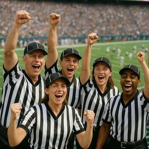 Uniforme de Fútbol de Alta Calidad, Camiseta con Cuello en V para Árbitro, Mujer y Hombre, Uniforme de Baloncesto y Fútbol con Rayas Blancas y Negras - Product Image 2