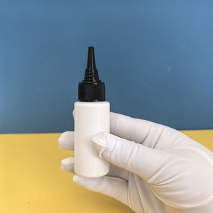 Bouteille rechargeable en plastique de teinture capillaire vide 10ml 20ml 30ml Mini distributeur de liquide Twist Top Cap Récipient d'encre pigmentée de <span class=keywords><strong>tatouage</strong></span> - Product Image 5