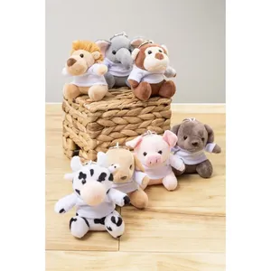 Portachiavi Personalizzato in Peluche a Forma di Maialino per Gadget e Accessori - Product Image 4