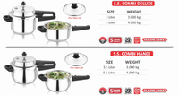 Casserole électrique en acier inoxydable Elite Model 5L, revêtement antiadhésif brillant, base à induction, certifiée ISI, multi-usages