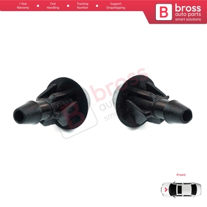 BSP560 2 Pièces Buse de pulvérisation d'essuie-glace avant pour 106 205 306 309 Saxo 643871 643825 - Product Image 3