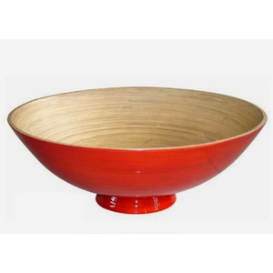 ชามสลัดทำจากใยไผ่เป็นมิตรกับสิ่งแวดล้อมทำด้วยมือน้ำหนักเบาทนทานผู้ผลิตขายส่งจากเวียดนาม - Product Image 5