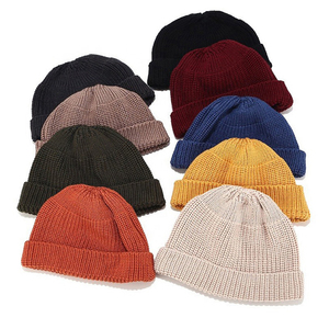 Gorro personalizable a rayas de algodón 100% para hombre, cómodo gorro de invierno con estampado de logotipo, diseño de imagen elegante para viajes - Product Image 4