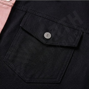 Veste en jean pour femme de qualité OEM, personnalisée, décontractée, couleur personnalisée, tissu en jean teint, longueur longue, matériau de rembourrage en coton respirant - Product Image 5
