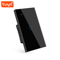 Interrupteur Mural Tactile Intelligent WiFi Tuya/Smart Life Hottest 1 Voie, 1 Canal, 1 Gang US PST-TY-U1