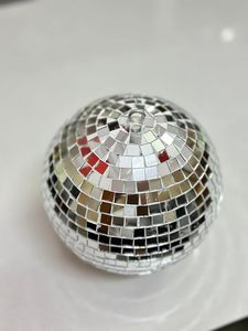 Vente en gros de boules rondes en verre de mosaïque de Noël décorées d'ornements de boule de mosaïque suspendus décorations de boule de fête de mariage de vacances - Product Image 3