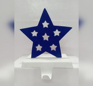 Latest Design Cast Aluminium <b>Stocking</b> <b>Holder</b> in Star Shape Shiny Polished Finish for Home Christmas Decoration - Product Image 1