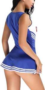 Custom Youth Cheerleading Uniform Sets <b>for</b> Girls & Women 100% Polyester Fancy <b>Dress</b> Outfits <b>for</b> School Musicals and Parties - Product Image 4