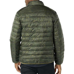 Veste bouffante de voyage en plein air pour hommes veste d'hiver chaude à capuche style coupe-vent - Product Image 3