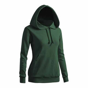 2025 Fashionable Oversized Woven Hooded Pullover for Women Long Sleeve Slim Fit Casual Autumn Front Street Wear - Product Image 1