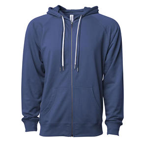 Sweatshirts à capuche zippés personnalisés pour hommes Heavy Vintage Boxy Fit manches longues French Terry thermique pour l'hiver - Product Image 1