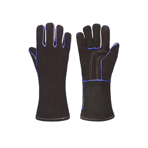Gants de soudage en cuir de paume de qualité supérieure Gants en cuir fendu OEM Gants pour hommes de haute qualité Meilleure sécurité - Product Image 5