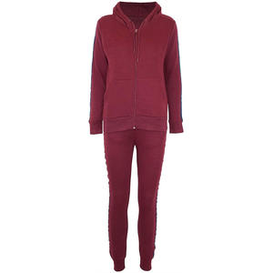 ชุดวอร์ม2ชิ้นสำหรับผู้หญิงชุดวิ่งออกกำลังกายชุดกีฬาออกแบบโลโก้ได้ตามต้องการ - Product Image 4