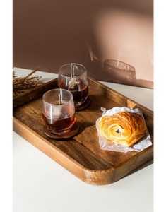 Solid Wooden Tray with Rounded <b>Edges</b> - Product Image 5