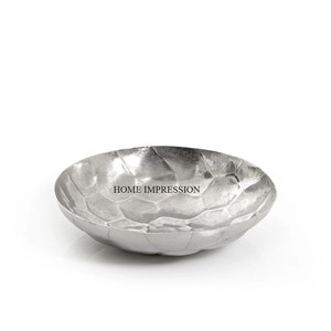 Nouvelle collection de plateaux à chocolat en métal moderne, mariages arabes, forme ronde plaquée or, résistants à la chaleur, vaisselle artisanale - Product Image 3