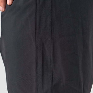 Pantalones cortos de Yoga de cintura alta para hombres con cordón 100% algodón poliéster tejido transpirable gimnasio ropa de fitness pantalones cortos niños - Product Image 5