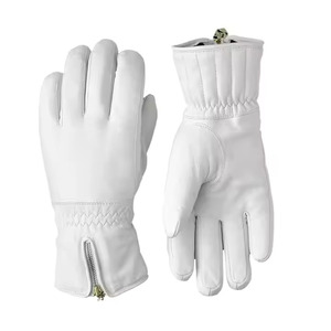 Direct Factory Manufactures <b>White</b> Leather <b>Ski</b> And Snowboarding <b>Gloves</b> Client Demanded Colors And Logos Top Selling Men <b>Gloves</b> - Product Image 2