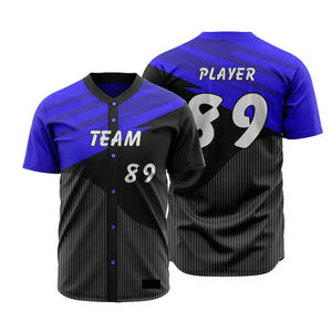 Uniforme de Béisbol para Hombre de la Mejor Calidad 2025, Conjuntos Transpirables 100% Poliéster con Logotipo Privado, Opciones de Tallas Grandes - Product Image 3