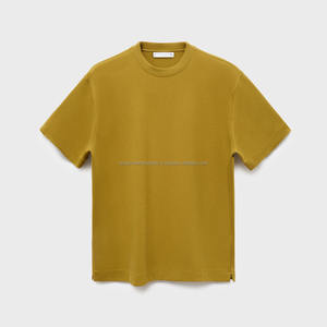 Nouvelle mode T-shirt vintage ample 100% coton lourd Logo de sérigraphie personnalisé T-shirt surdimensionné de détresse 250GSM pour hommes - Product Image 5