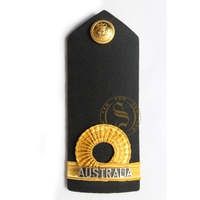 Épaulettes Cérémonielles Personnalisées Écologiques à Prix Réduit, Accessoires d'Uniforme de Pilote pour Usage Aérien, Impression Unisexe, Polyester/Coton