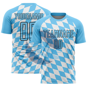 Camisetas de fútbol, conjunto de uniforme de equipo, nombre personalizado, número, kit de fútbol transpirable, ropa deportiva para hombres y niños, traje de entrenamiento, tela de secado rápido - Product Image 5
