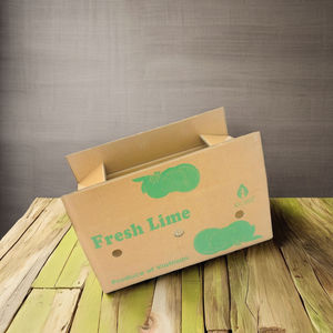 กล่องกระดาษลูกฟูกแข็งแรง คุณภาพสูง เป็นมิตรกับสิ่งแวดล้อม รีไซเคิลได้ สำหรับบรรจุภัณฑ์ผลไม้สด อาหารสัตว์ แป้ง  แบบกำหนดเองได้ - Product Image 1