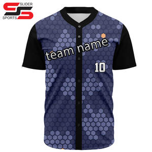 Maillot de baseball personnalisé broderie 100% polyester personnalisé sublimation complète adultes et jeunes meilleure qualité uniformes de baseball universitaire - Product Image 1