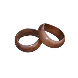 Tamaño personalizado Diseño único Pulsera de madera natural hecha a mano Brazaletes de madera de moda para mujer Joyería de madera única - Product Image 2