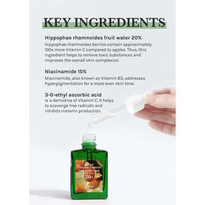 Suero de Vitamina C Suave Dr. Althea de 30 ml para Uso Doméstico con Propiedades Antiarrugas, Ácido Salicílico de Camelia e Ingredientes de Niacinamida - Product Image 2