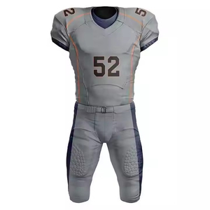 Oferta Especial: Conjunto de Uniforme de Fútbol Americano Personalizado, Camiseta de Manga Corta y Pantalones, Poliéster Transpirable, Impresión de Nombre y Número del Equipo - Product Image 3