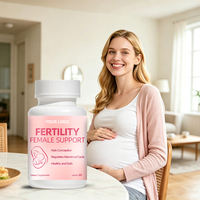 Comprimés de fertilité pour femmes aux herbes naturelles OEM, soutien antioxydant pour la santé reproductive, vitamines pour adultes, fabricant GMP