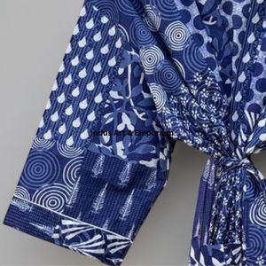 Albornoz de Algodón de los Años 60 al por Mayor, Colección de Verano con Estampado a Mano - Product Image 2