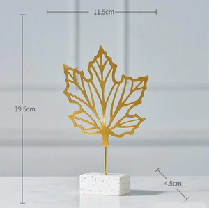 Juego de exhibición de metal nórdico decorativo de latón AK con base simple y mármol blanco de 3 para decoración de hotel y decoración del hogar - Product Image 6