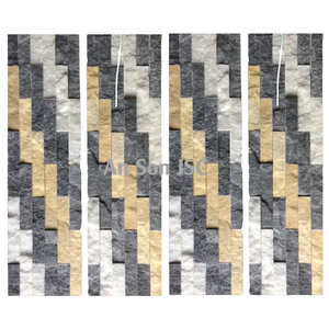 <b>Marble</b> Parquet Mosaic Tile Square Polished Wall Floor Decor Backing <b>Mesh</b> Loose Chips DIY Backsplash 10mm Villa Graphic Design - Product Image 2