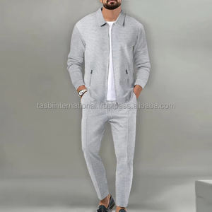 .... Conjunto de chándal con cremallera completa para hombre con pantalones Jogger, ropa deportiva de dos piezas para entrenamiento informal y actividades al aire libre - Product Image 1