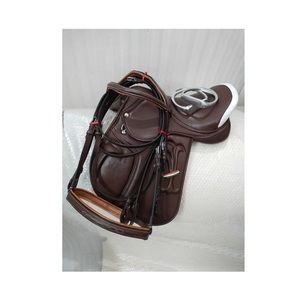 All-Purpose Dark Brown Leather Dressage Saddle Plastic Tree for Horse <b>Jumping</b> English Riding Premium Quality Bulk Quantity India - Product Image 6