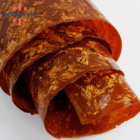Feuille de Celluloïd Rouge Perle de Haute Qualité Semi-Transparente Décorative pour Plaque de Guitare Bricolage Artisanat 0,17 mm Feuille de Placage Facile à Couper