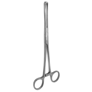 Tisu bedah Allis penjepit forsep dengan Tang pengunci bergigi alat usus dokter hewan besi tahan karat. - Product Image 6