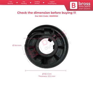 BWR5152 roue de réparation de lève-vitre avant gauche ou droite pour Grand Cherokee 1993-1998 pièces automobiles Bross fabriquées en turquie - Product Image 3