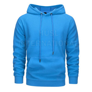 Vente en gros de sweats à capuche unisexes personnalisés avec logo, en coton biologique lourd 100%, de haute qualité, sans cordon, en vrac, unis, pour hommes, de grande taille - Product Image 1