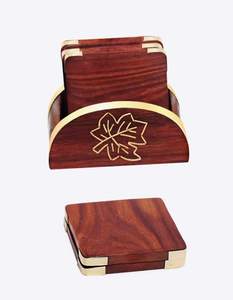 Posavasos de Madera Creativos – Posavasos Cuadrados de Lujo para Bebidas y Tazas, para Uso en el Hogar, Hotel y Cocina - Product Image 4